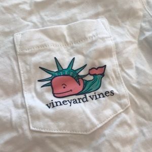 Youth Vineyard Vines 4th of July ls tee